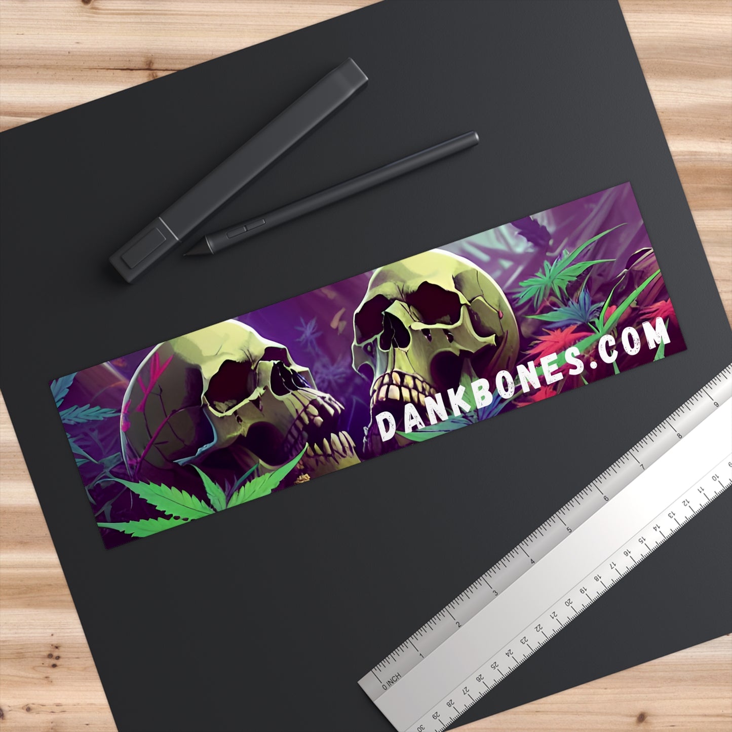 Dank Bones Bumper Sticker No. 1 - Show Off Your Love for the Cannabis Lifestyle!
