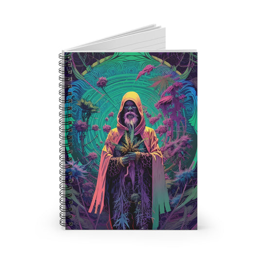 Weed Wizard Notebook No. 1  - Spiral Ring 118 Page Notebook - Unleash Your Creative Magic and Organize Your Cannabis Journey!