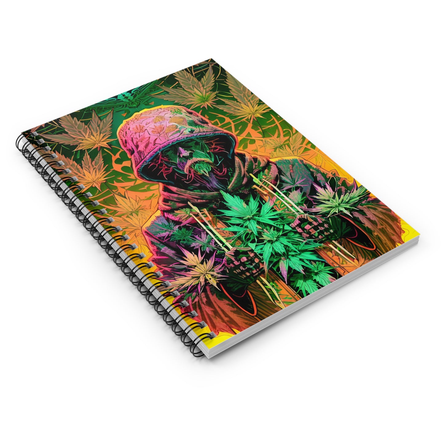 Weed Wizard Notebook No. 5  - Spiral Ring 118 Page Notebook Gift - Plan, Grow, and Create with Magical Inspiration!